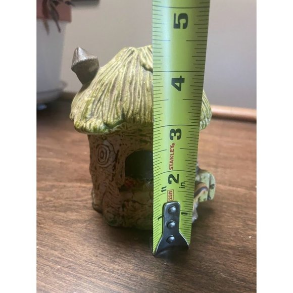 Vintage Enesco Bank Squirrel Tree House Mortgaged Home-Nature - Picture 8 of 9